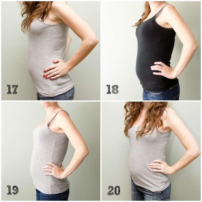 Baby Bump 17-20 Weeks